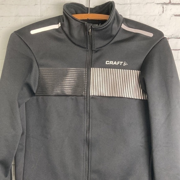 Craft Verve Glow Wayerproof Biking Jacket Black Sz S Bike Cycling Gear Tactic - Picture 9 of 16